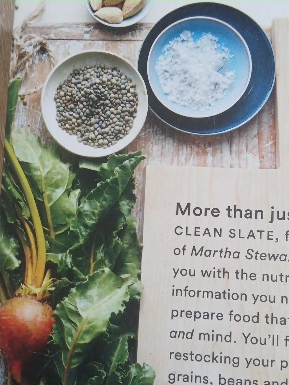 Martha Stewart's Clean Slate: A Cookbook and Guide Reset Your Health 1st Edition